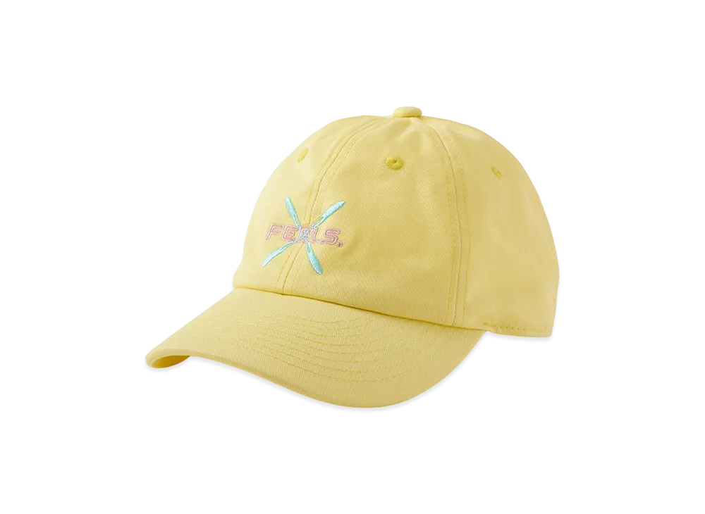 FEELS. Cross Logo Cap "Pale Yellow"