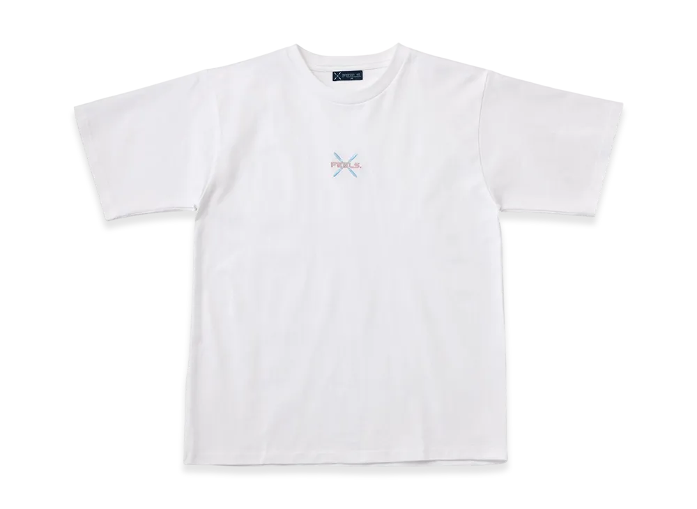 FEELS. Cross Logo T-Shirt "White"