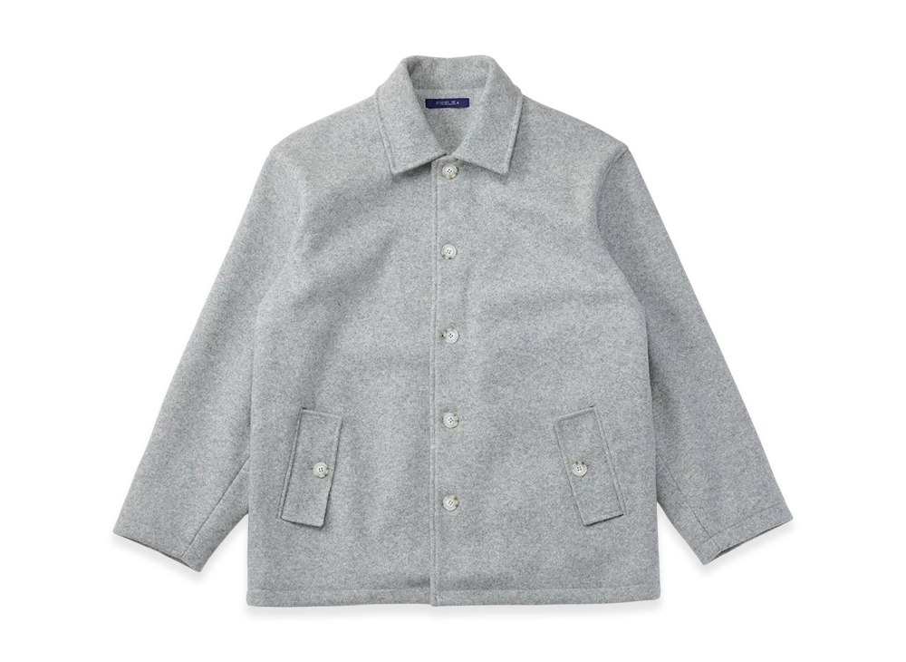 FEELS. Oversized Wool Coat "Light Gray"