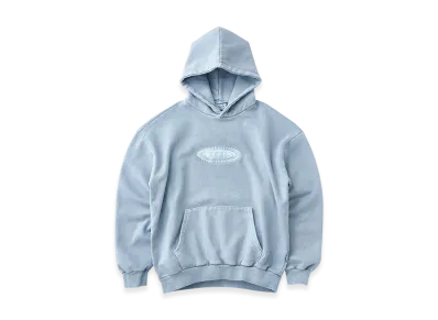 FEELS. Pigment Dye Hoodie "Light Blue"