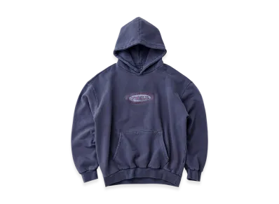 FEELS. Pigment Dye Hoodie "Navy"