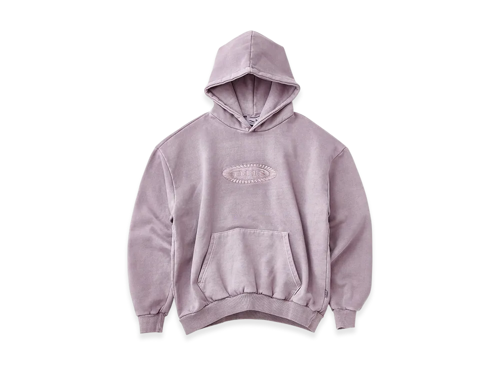 FEELS. Pigment Dye Hoodie "Pink Beige"