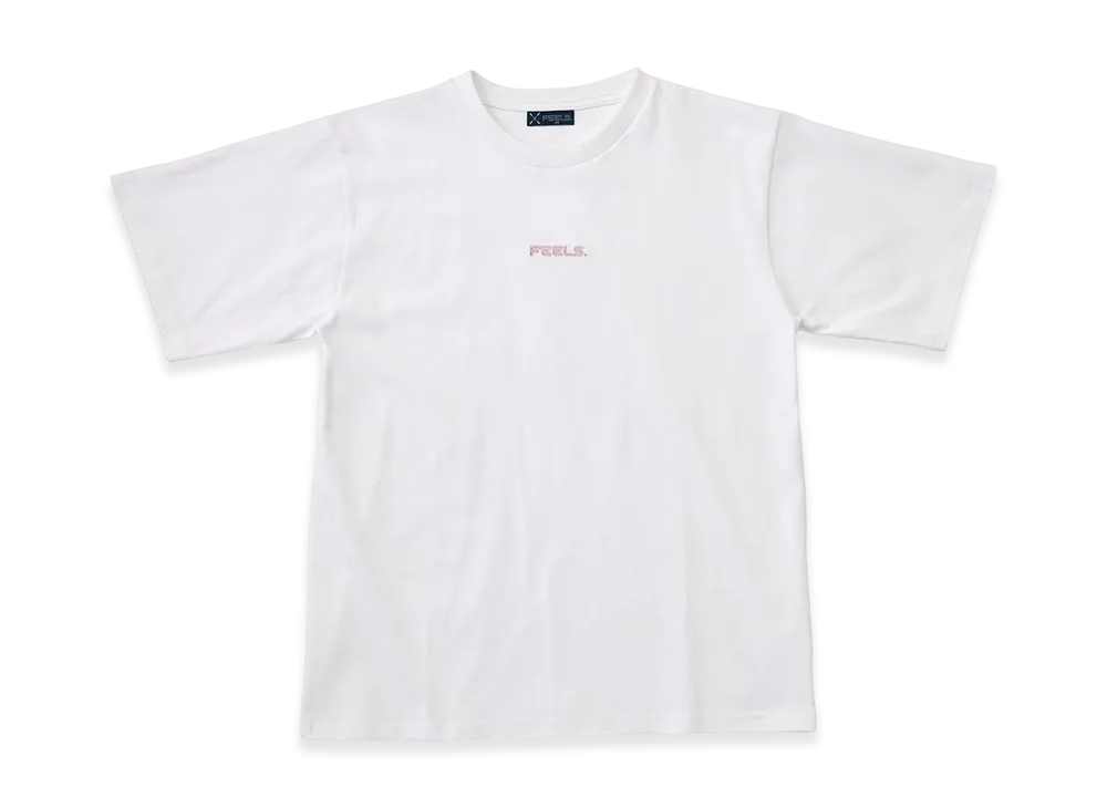FEELS. Separated Cross Logo T-Shirt "White"