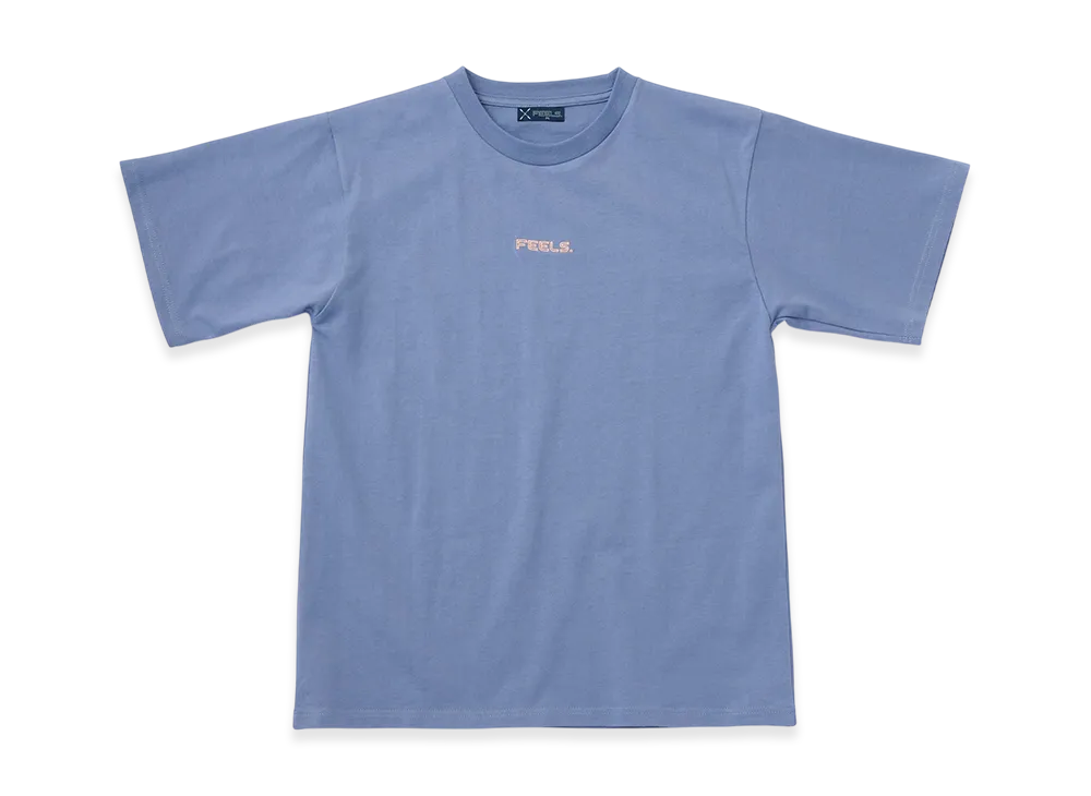 FEELS. Separated Cross Logo T-Shirt "Lavender Blue"