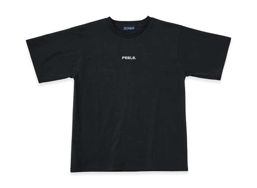 FEELS. Separated Cross Logo T-Shirt "Black"