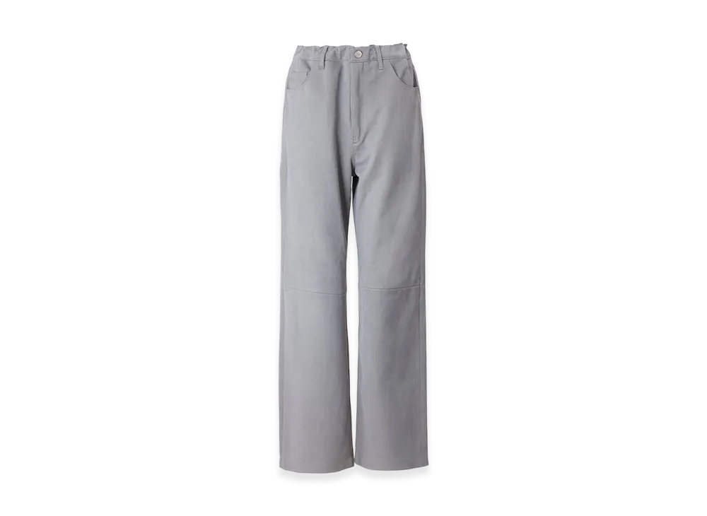 FEELS. Suede Touch Pants "Light Gray"