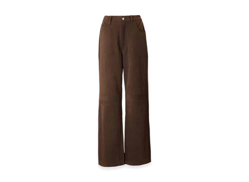 FEELS. Suede Touch Pants "Brown"