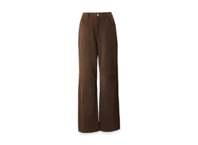 FEELS. Suede Touch Pants "Brown"