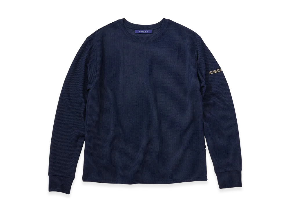 FEELS. Thermal Shirt "Navy"