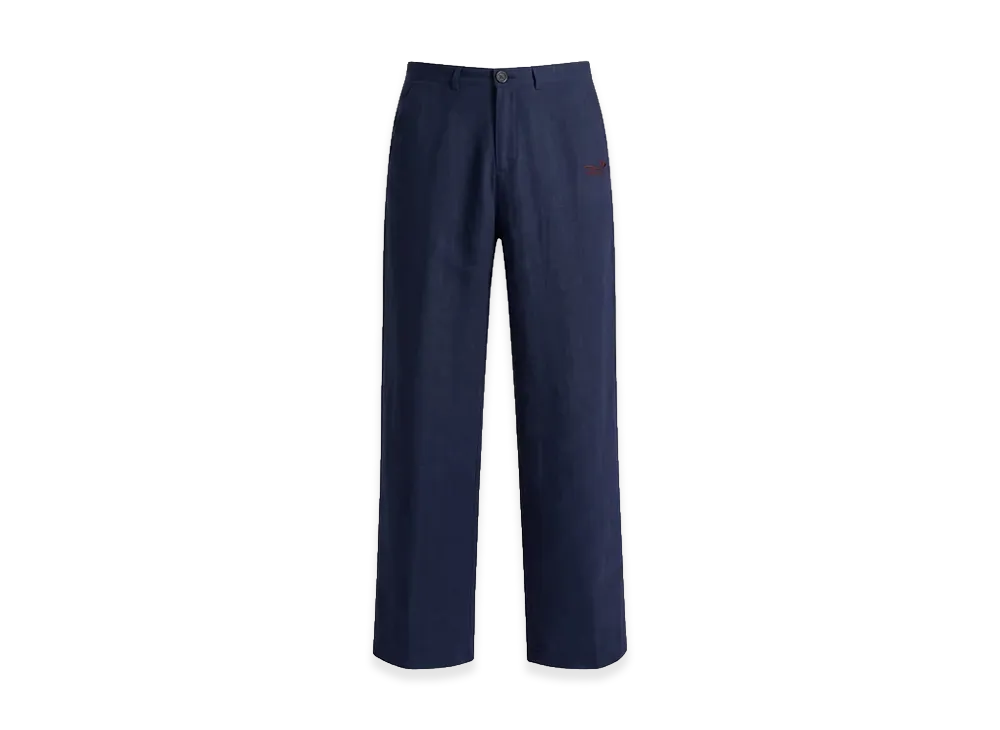 FEELS. Linen Straight Slacks 