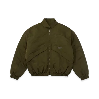 FEELS. Baggy Bomber Jacket "Olive"