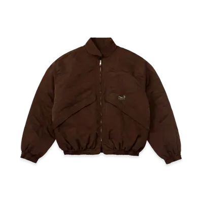 FEELS. Baggy Bomber Jacket "Brown"