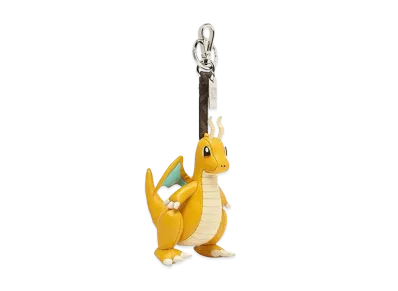 Pokemon x Fragment x FENDI Dragonite Key Holder Nappa Leather Isetan Shinjuku Store Men's Building 1F The Stage Limited "Yellow"