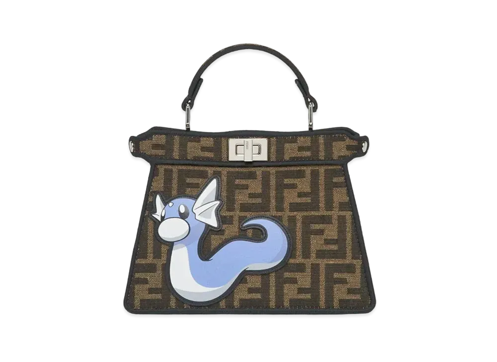 Pokemon x Fragment x FENDI Dratini Peekaboo I See U Petit FF Fabric Bag "Multi Color"