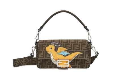 Pokemon x Fragment x FENDI Dragonite Baguette FF Fabric Bag "Multi Color"