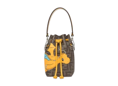 Pokemon x Fragment x FENDI Dragonite Mon Tresor FF Fabric Mini Bag "Multi Color"