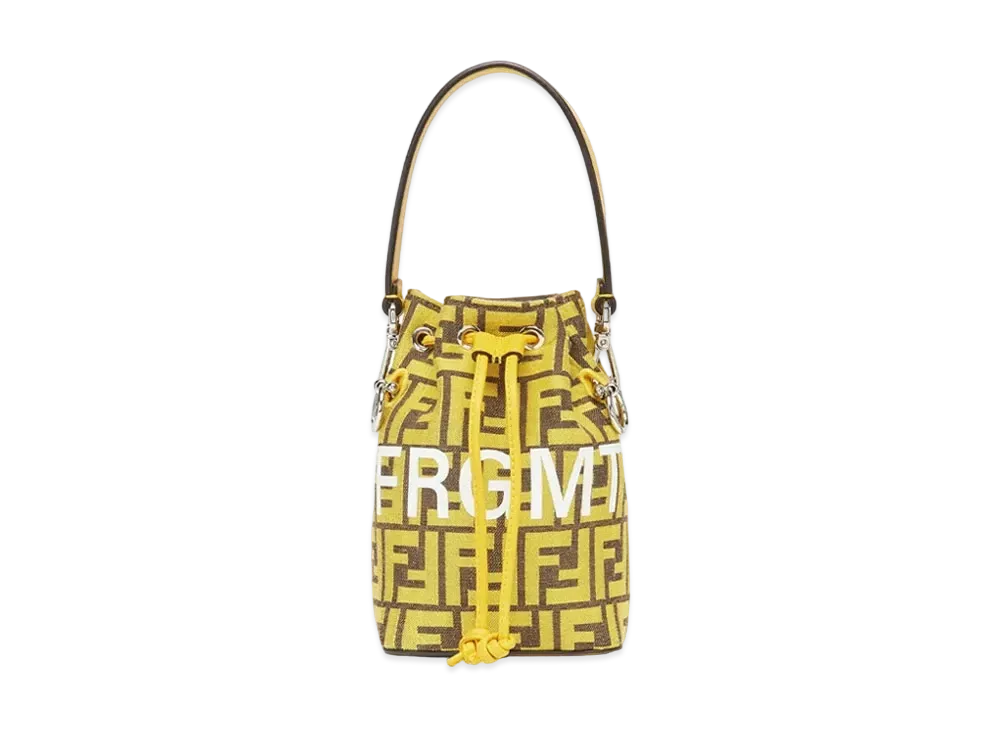 Fragment x FENDI Mon Tresor FF Fabric Mini Bag "Yellow"