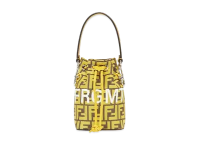 Fragment x FENDI Mon Tresor FF Fabric Mini Bag "Yellow"