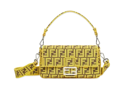 Fragment x FENDI Baguette FF Fabric Bag "Yellow"
