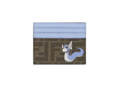 Pokemon x Fragment x FENDI Dratini Card Case FF Fabric "Brown"
