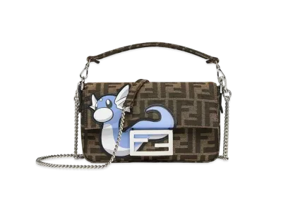 Pokemon x Fragment x FENDI Dratini Baguette Small FF Fabric Bag "Multi Color"
