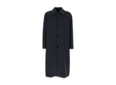 FENDI Interno FF Spacchi Posteriori Coat "Dark Gray"