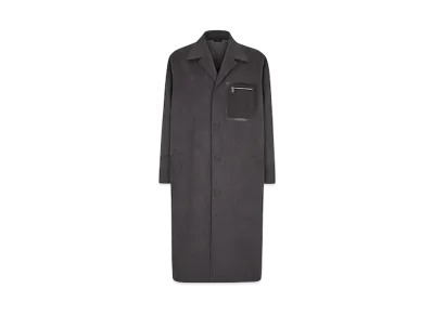 FENDI Men's Coat Cashmere "Gray"