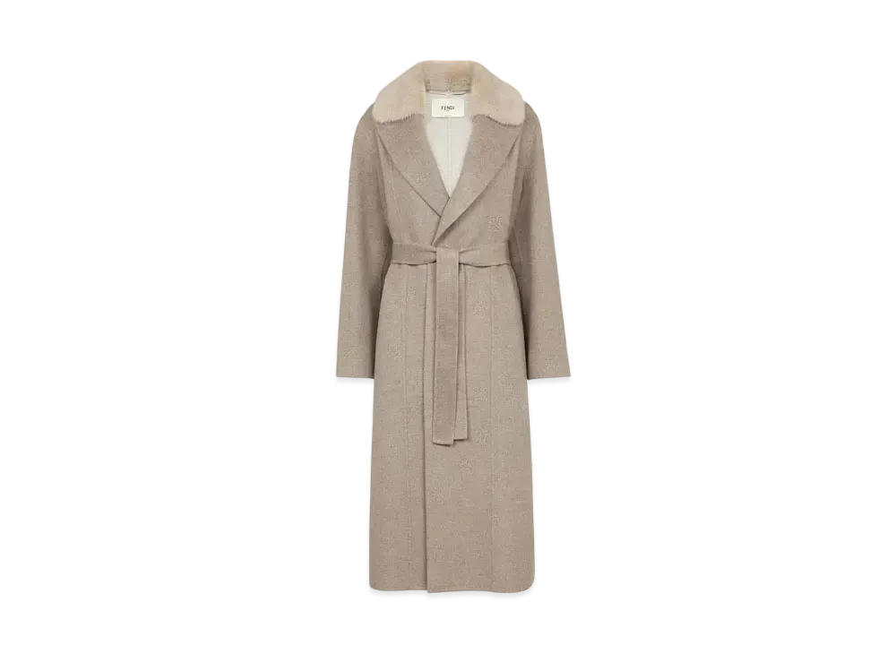 FENDI Women's Cashmere Coat "Gray"