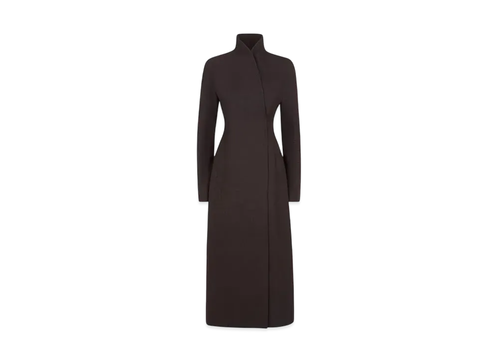 FENDI Women's Wool Grand Poudre Coat "Purple"