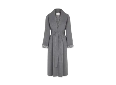 FENDI Women's Wool Coat "Gray"
