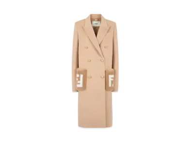 FENDI Women's Wool Coat "Beige"