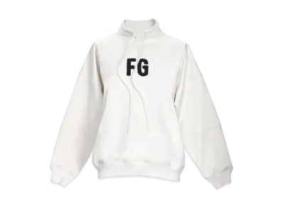 FEAR OF GOD Mock Neck 'FG' Pullover Sweater "Cream"