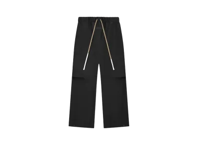 FEAR OF GOD Rubber Knee Pleat Wide Leg Pant "Black"