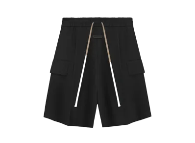 FEAR OF GOD Weighted Twill Cargo Shorts "Black"