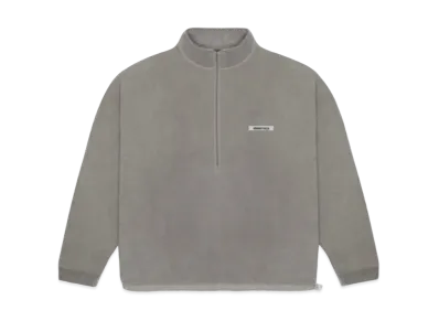 FEAR OF GOD ESSENTIALS Polar Fleece Half-Zip Sweater "Grey"