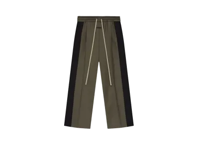 FEAR OF GOD Wool Silk Side Stripe Pants "Wood"