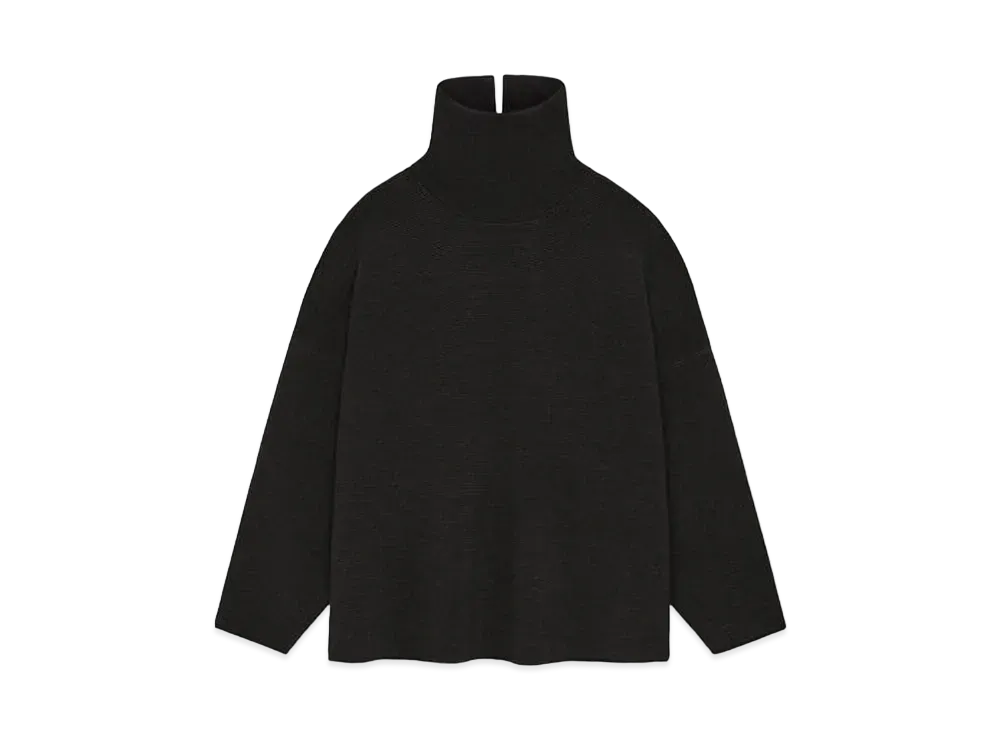 FEAR OF GOD Ottoman High Neck Sweater "Melange Black"