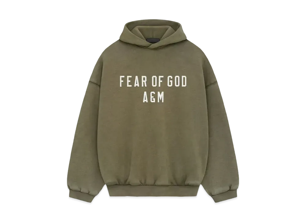 FEAR OF GOD Essentials Heavy Fleece Hoodie "Military"