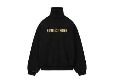 FEAR OF GOD Essentials Heavy Fleece Turtleneck "Black"