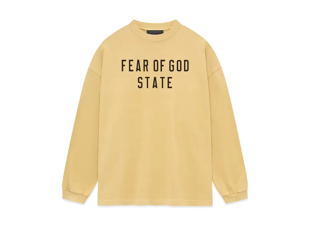 FEAR OF GOD Essential Heavy Longsleeve Tee "Amber"