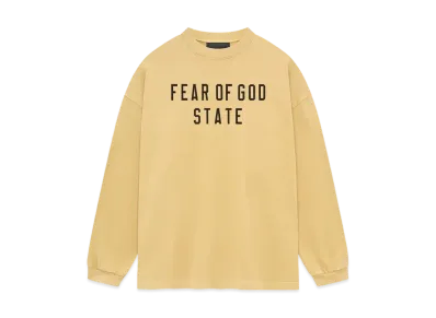 FEAR OF GOD Essential Heavy Longsleeve Tee "Amber"