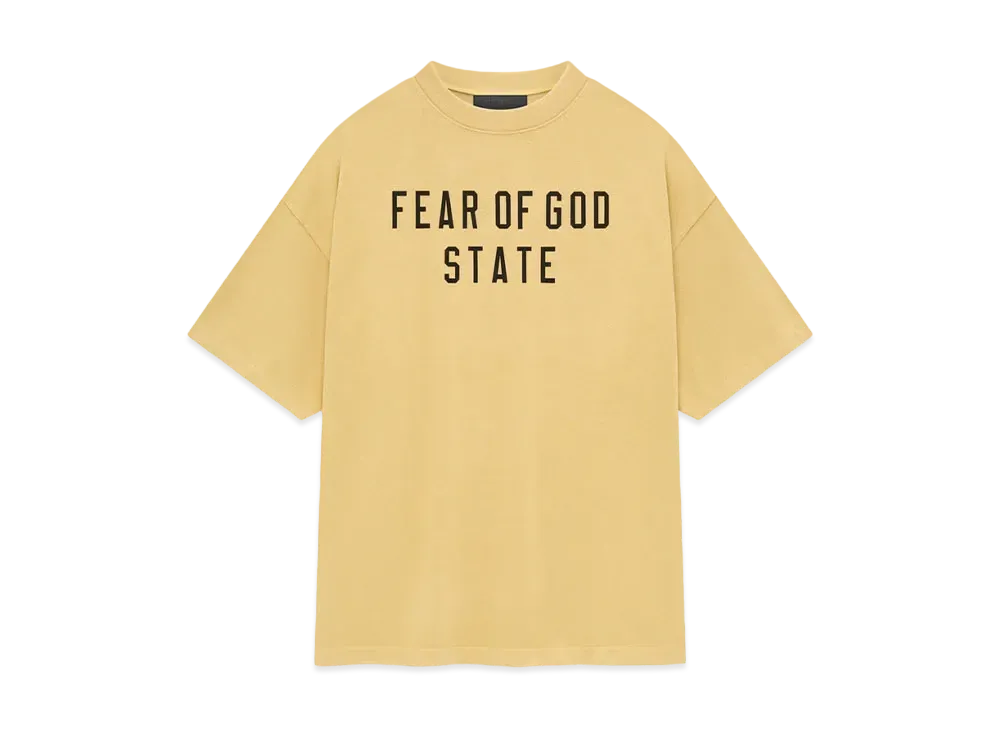 FEAR OF GOD Essential Heavy Crewneck Tee "Amber"