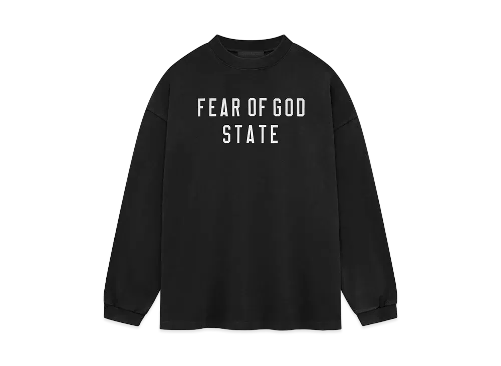 FEAR OF GOD Essential Heavy Longsleeve Tee "Black"
