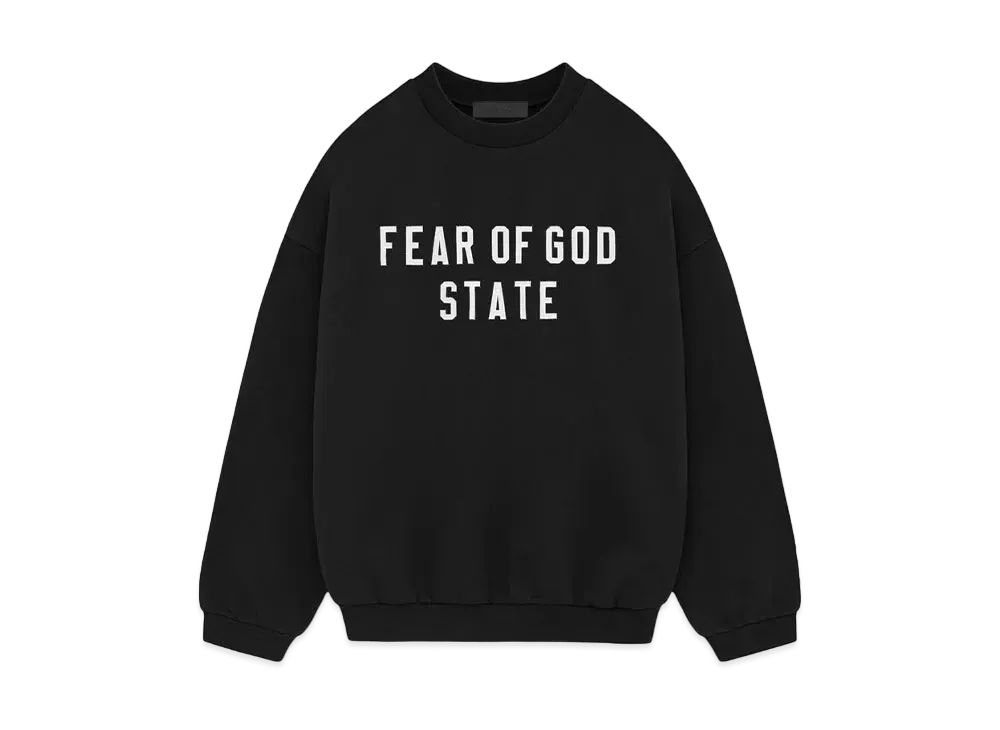 FEAR OF GOD Essentials Heavy Fleece Crewneck "Black"