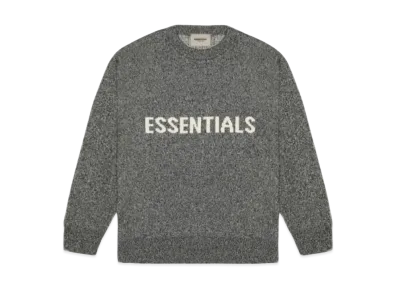 FEAR OF GOD ESSENTIALS Knit Sweater "Grey Melange"