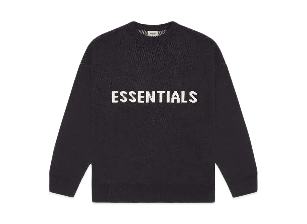 FEAR OF GOD ESSENTIALS Knit Sweater "Black"