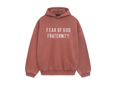 FEAR OF GOD Essentials Heavy Fleece Hoodie "Crimson"