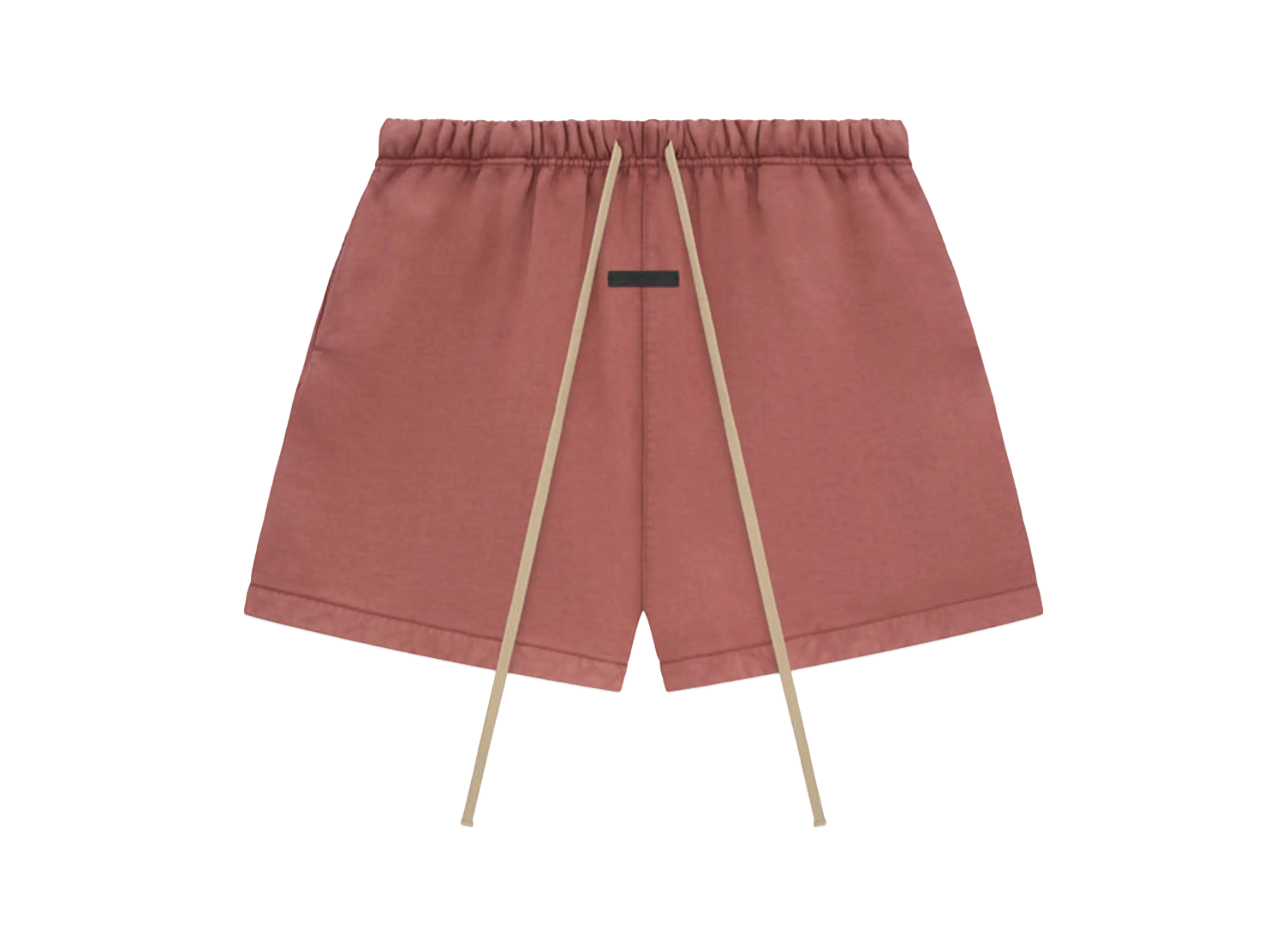 FEAR OF GOD Essentials Heavy Fleece Soccer Short "Crimson"