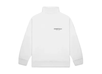 FEAR OF GOD ESSENTIALS Pull-over Mockneck Sweatshirt "White"