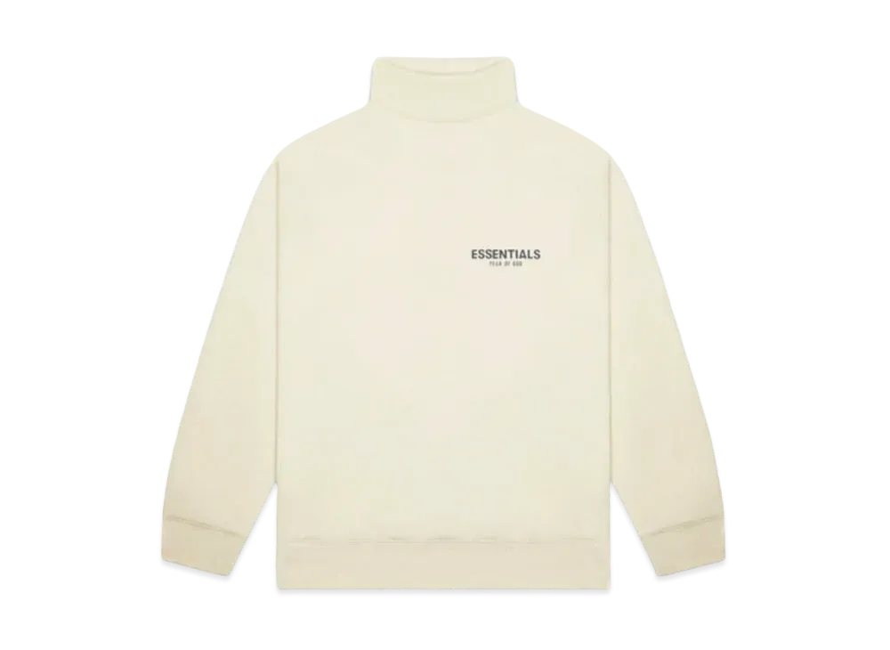 フィアオブゴッド エッセンシャルズ プルオーバー モックネック スウェットシャツ "バタークリーム"